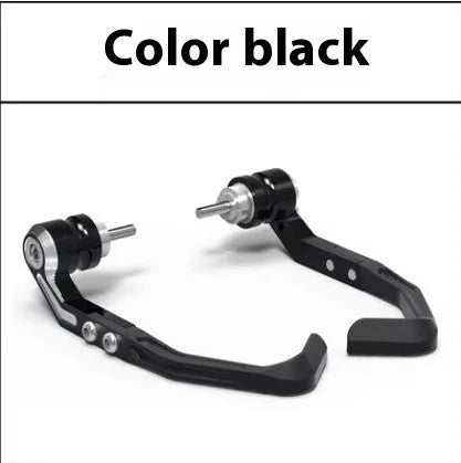 Black CNC machined brake lever guard for Honda CBR650 motorcycle on brake horn bar