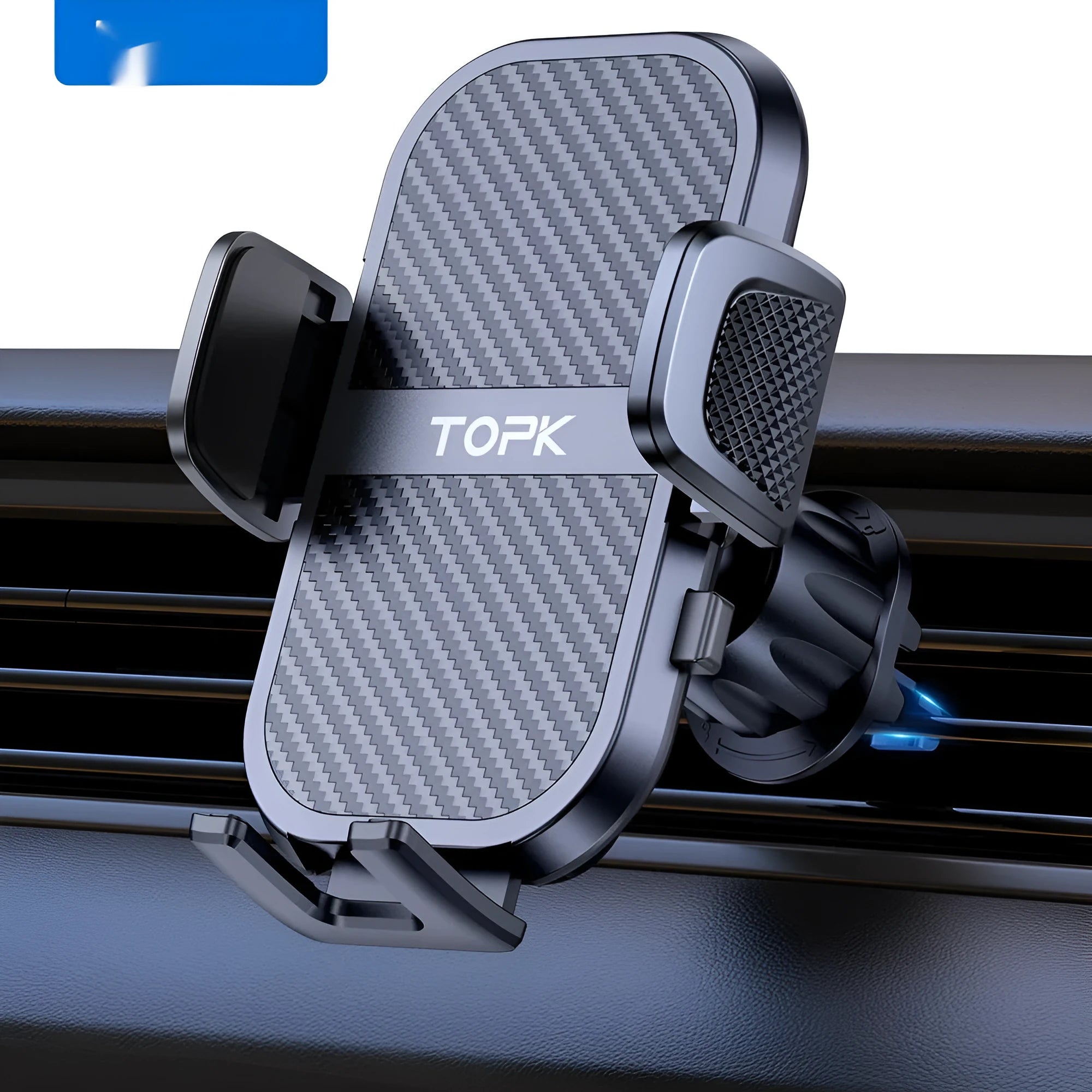 D46 series universal car phone holder with multiple bracket styles for dashboard windscreen air vent mounting