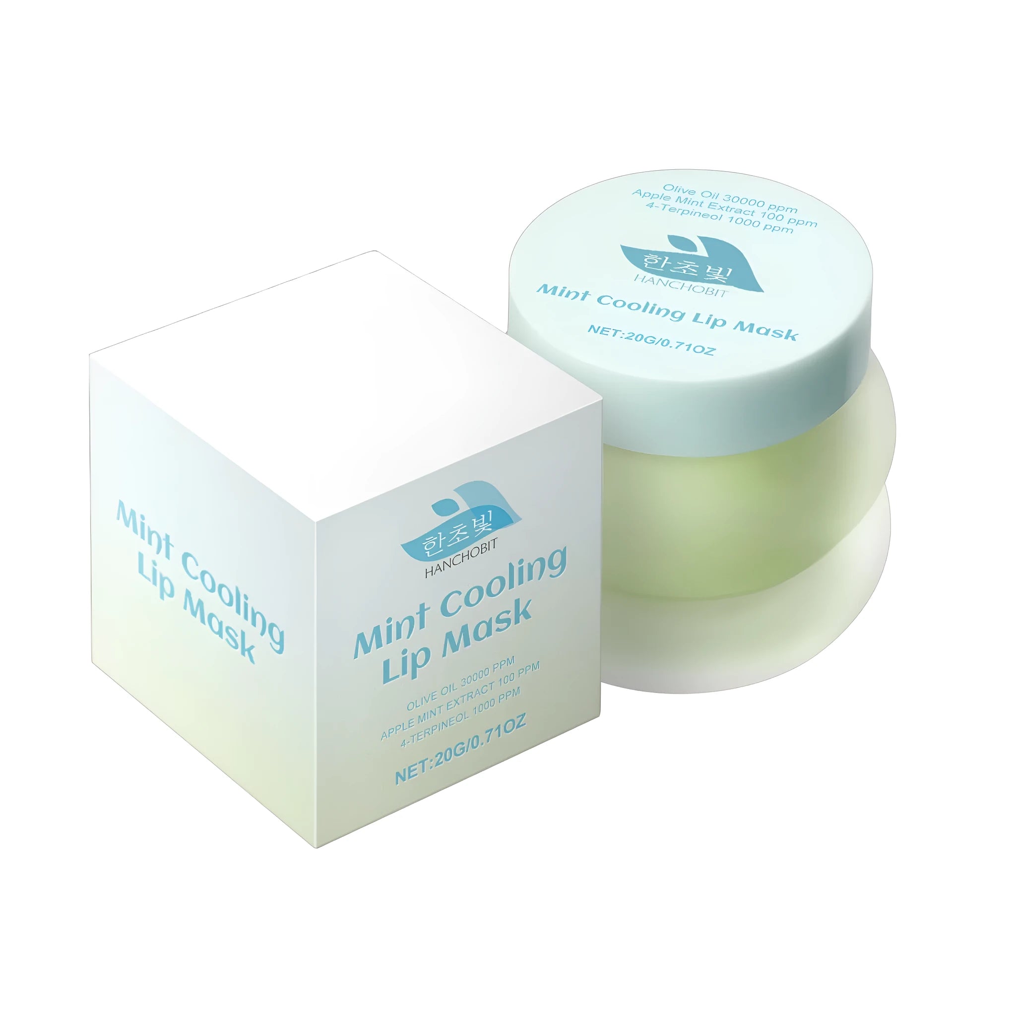 20g jar of Mint Cooling Lip Mask overnight treatment balm