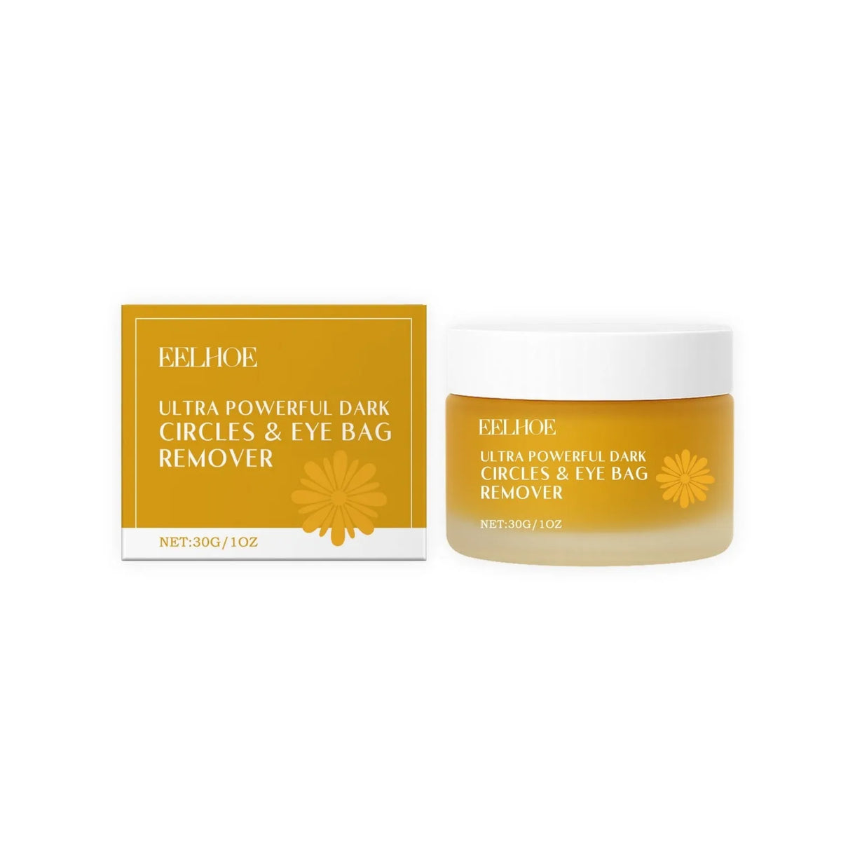 Light-textured brightening day cream jar with hyaluronic acid and rose hip oil, 1-piece pack
