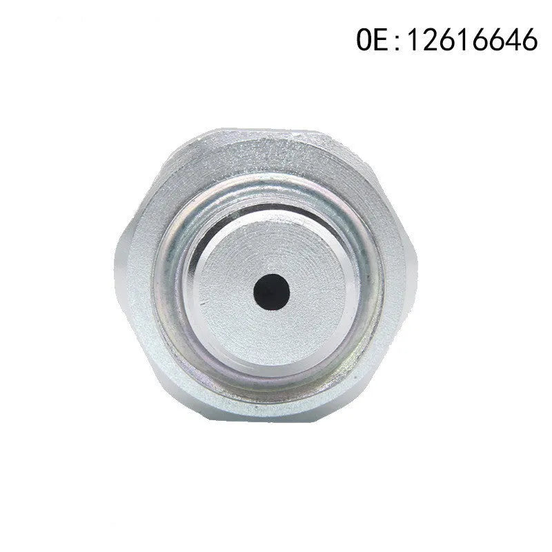 Silver metal fuel pressure sensor for GM cars, part numbers 12616646 12677836 D1846A.