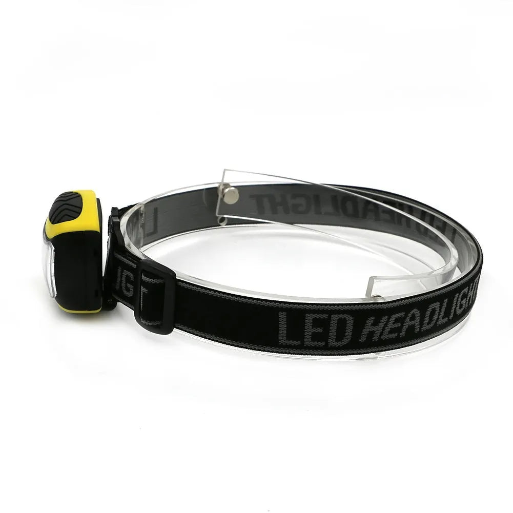 Yellow Major three-speed COB headlamp for outdoor night riding and mountaineering