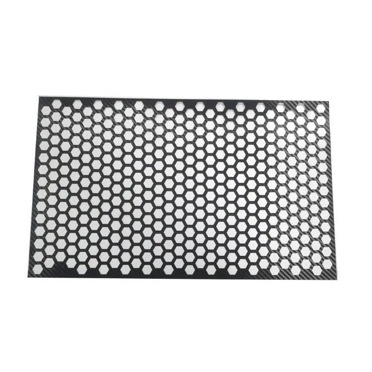Honeycomb pattern car taillight decoration sticker sheet in black, carbon, and colourful options