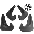 Black universal car mudguard splash board plastic wheel cover fender 25x22x7cm