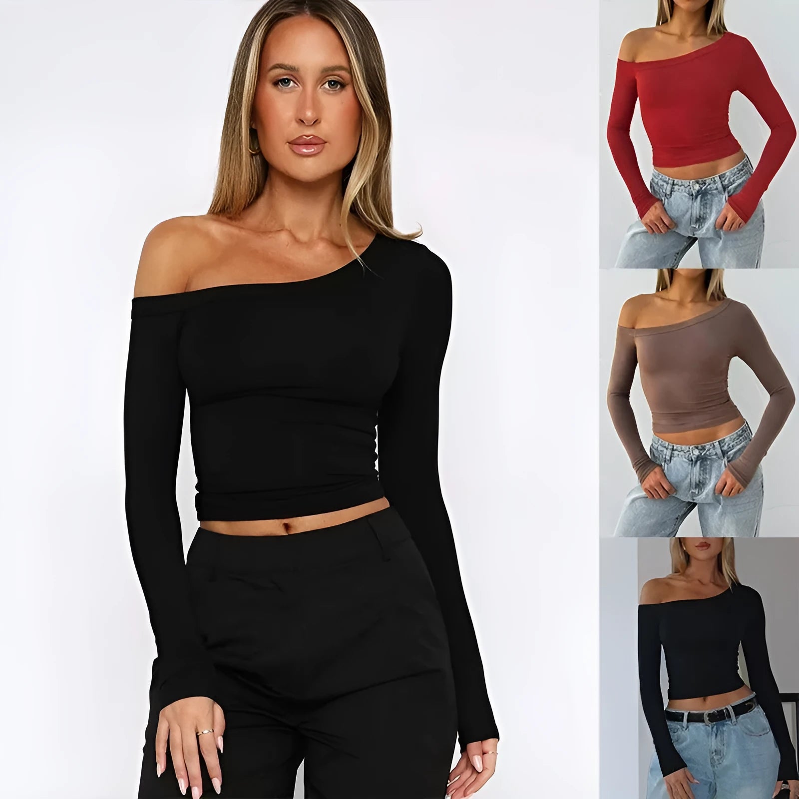 Women's slim fit knitted cardigan with cross shoulder straps in viscose polyester blend fabric