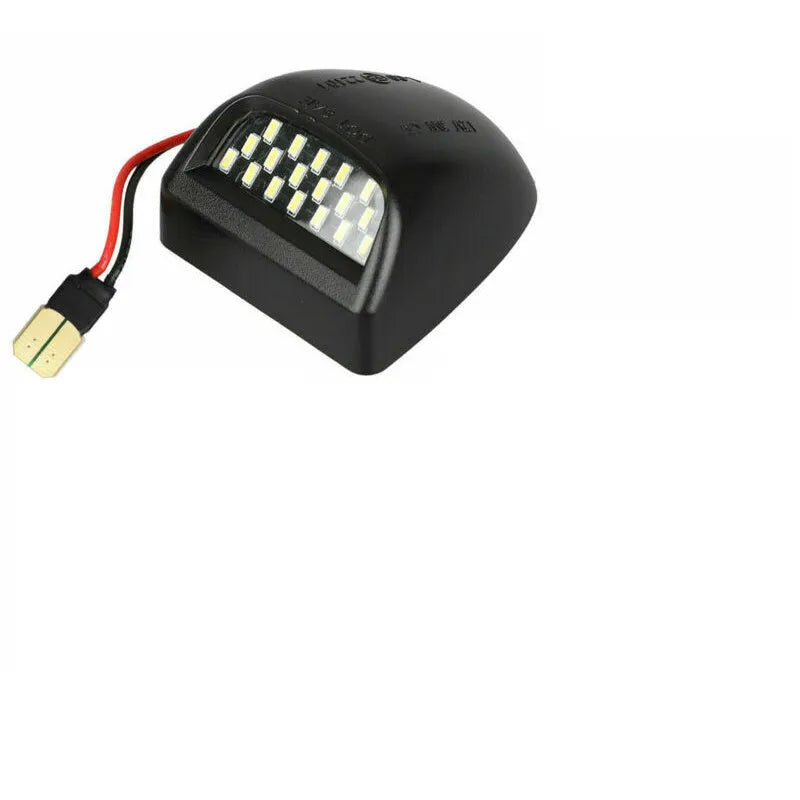 Black license plate light for Chevrolet Silverado SUV trailer van replacement part