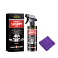 120ml automotive nano coating polish with towel for car paintwork cleaning and shine restoration