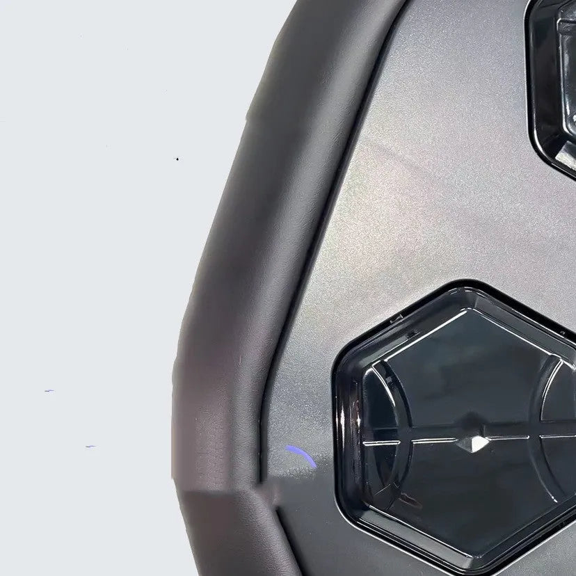 Black smart boxing machine with Bluetooth symbol and Velcro design on EVA surface.