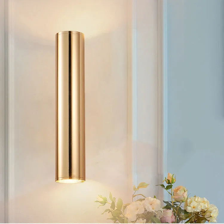 Up and down wall light with COB LED in aluminium alloy shell, 65x500mm size, white light