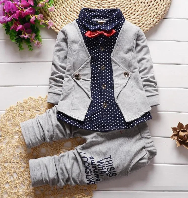 Kids casual sport suit tracksuit set in multiple colour options with size chart