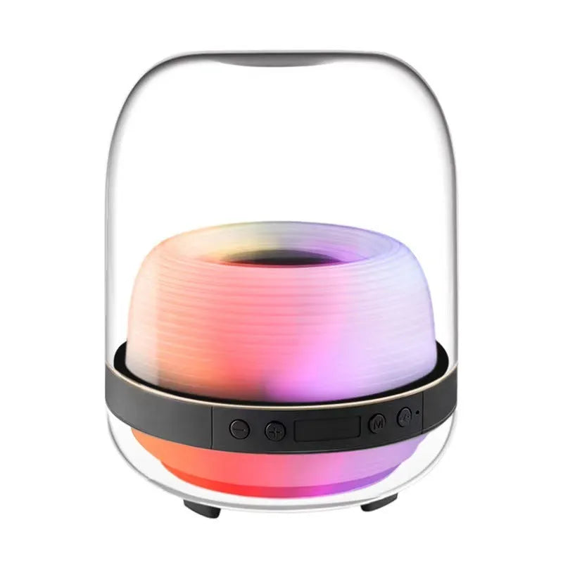 Multimedia desktop Bluetooth speaker in white with USB and radio functions, three sizes available