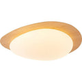 New Chinese style iron ceiling lamp with acrylic shade for bedroom, shown in log colour finish.