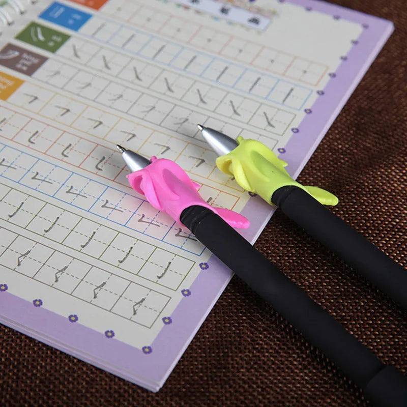Automatic fade and disappear pen set with pen holder, case, and eight refills for temporary writing.