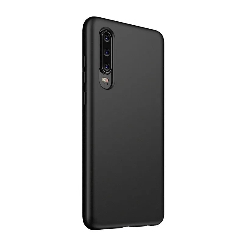 Huawei P30 mobile phone case in various colours including Army Green, Black, Blue, Pink, Red and Yellow.