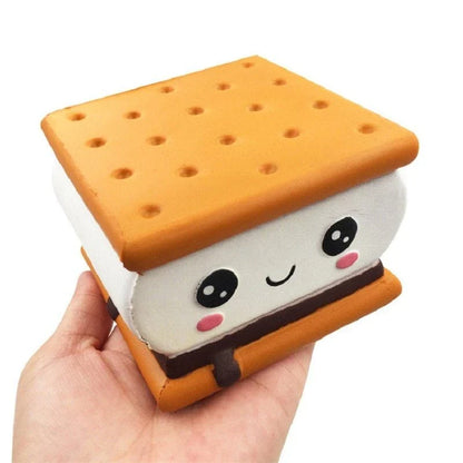 Chocolate Sandwich Biscuit Toy - A delightful fusion of chocolate, biscuit, and plush cuddle-worthy design