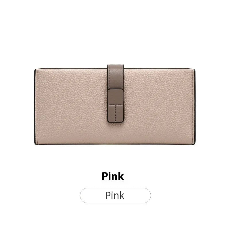Large black PU leather women's handbag with shoulder strap, shown alongside khaki, pink, and white colour variants.