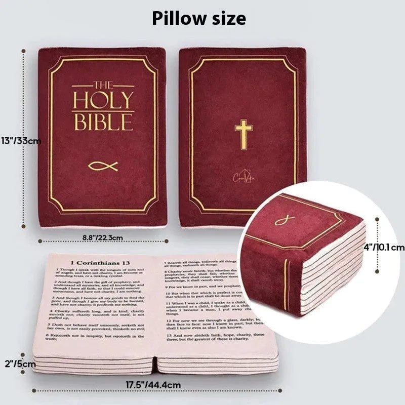 European classical style plush cushion in purple, filled with memory foam, measuring 33cm by 22.3cm.