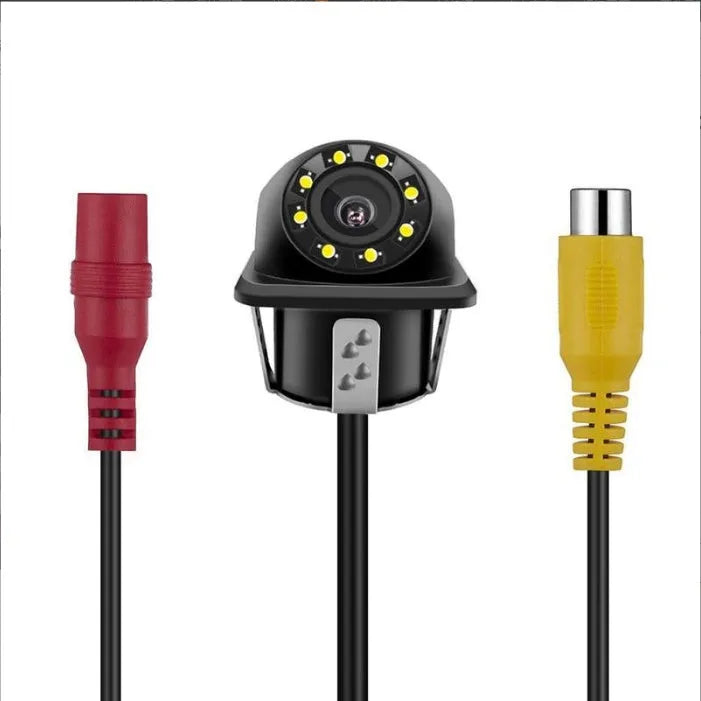 Black reversing HD rear view camera with aluminum alloy shell, IP67/68 waterproof and 6.8 shockproof for GM vehicles.