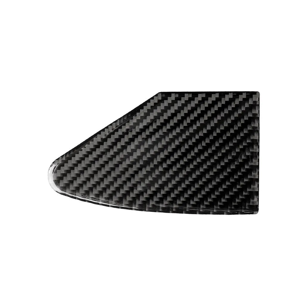 Carbon fibre textured decorative sticker for USB charging port panel with 3M adhesive backing