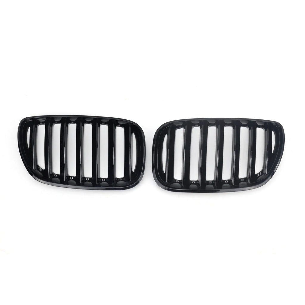 Bright black medium mesh grilles for BMW X5 E53 204 middle positions