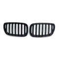 Bright black medium mesh grilles for BMW X5 E53 204 middle positions