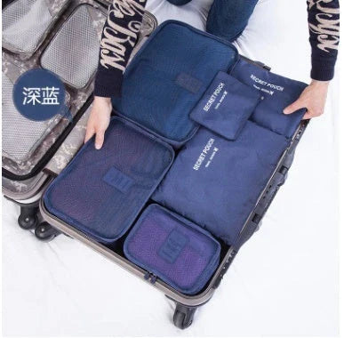 Premium waterproof travel packing cubes in various colors for organized packing and storage