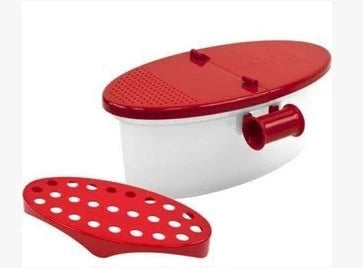 Pasta Maker Box - Microwave Noodle Steamer with Built-in Strainer for Convenient Pasta Preparation