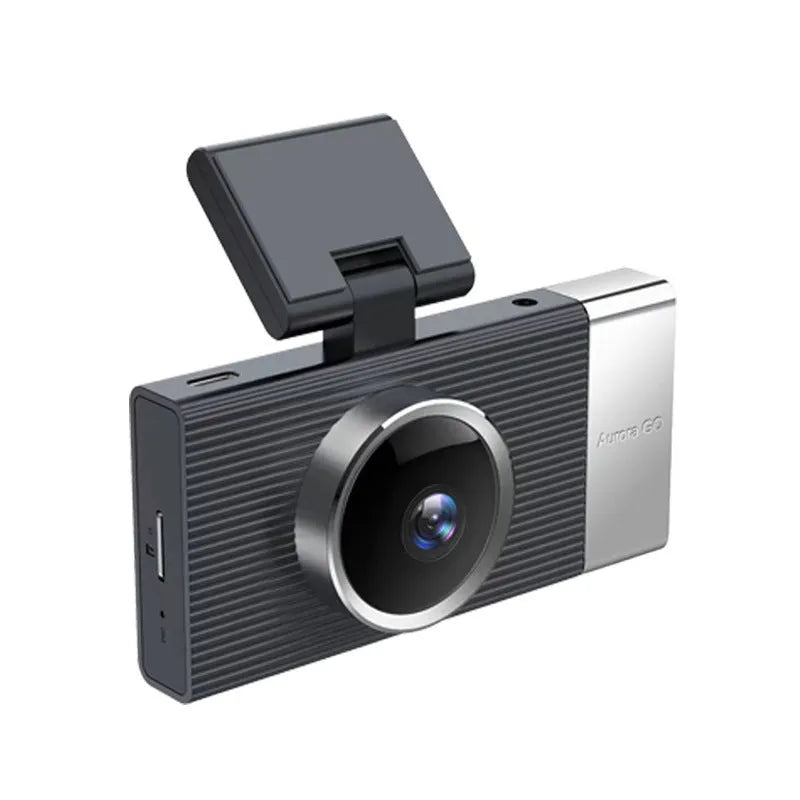 Wi-Fi connected driving recorder with a 3-inch screen and multiple lens options for car front, interior, and rear.
