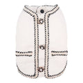 Quilted polyester pet coat in cartoon style for autumn and winter warmth
