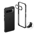 Aluminum alloy heat dissipation phone case for Google Pixel 9 Pro XL in half-pack design with lens protection