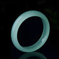 Women's oil cyan light green quartz jade bracelet showing modern simplicity design