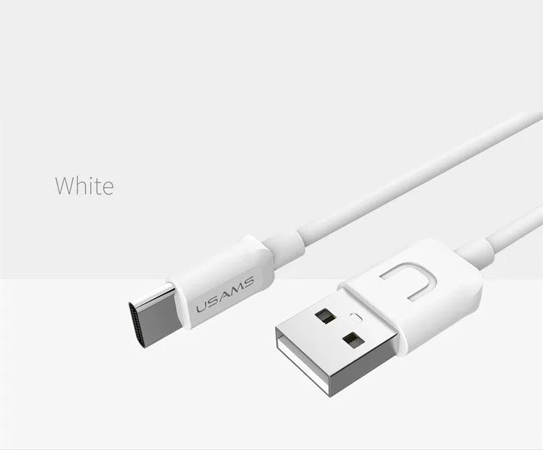 1 metre USB charging cable for Android phones in five colour options