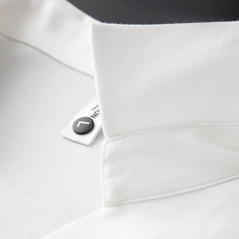 Men's lapel collar polo short-sleeved t-shirt in cotton blend fabric available in three colours