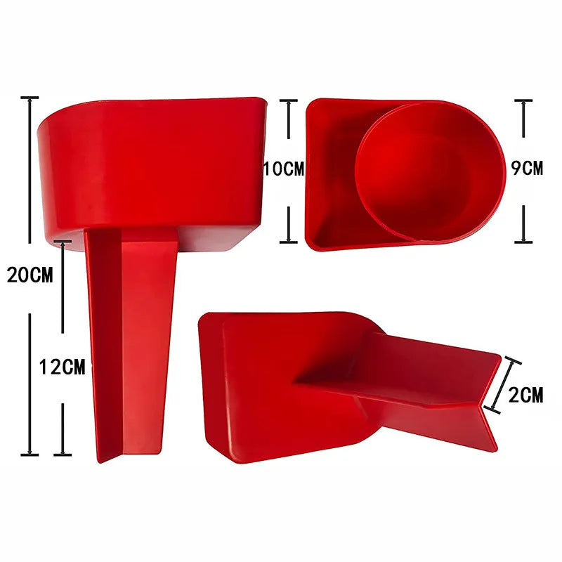 Plastic beverage phone holder 20x14cm for outdoor beach canopy use