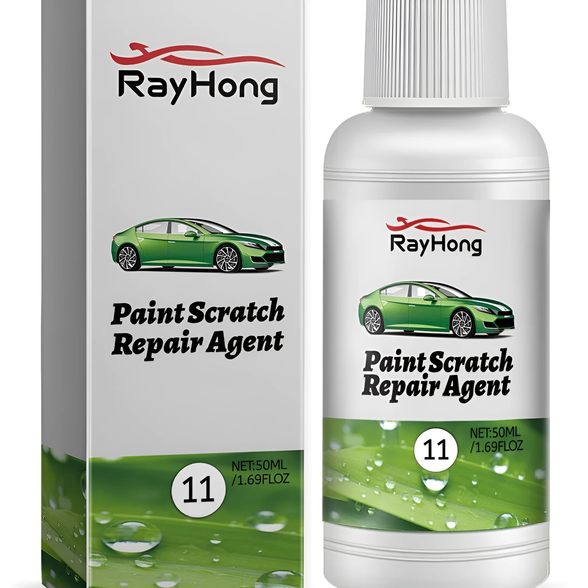 Paint scratch repair agent 50ml bottle containing nano-silica and epoxy resin for automobile paint scratch repair