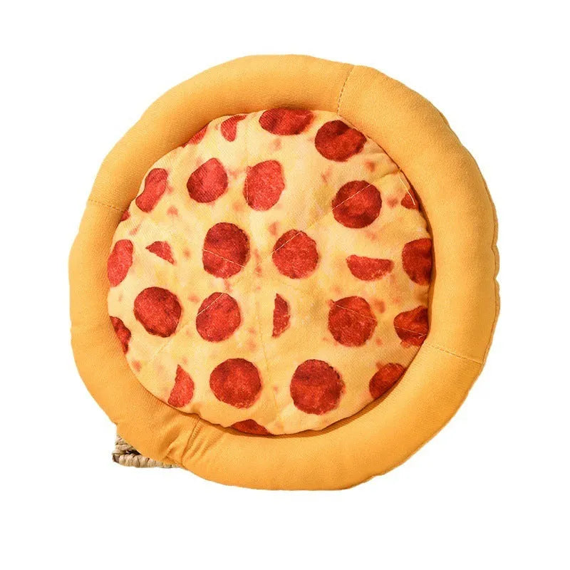 Polyester pet dog toy in Donut style from OPP bag packaging on white background