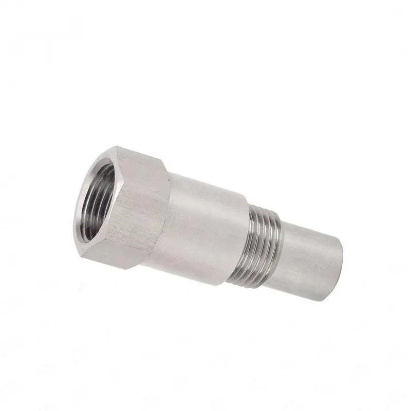 304 stainless steel oxygen sensor adapter with three-way catalyst connector for automotive use