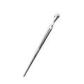 Silver metal urethral plug stick with horse eye tip and graduated round beads