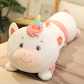Husky plush toy in white colour, short plush fabric, standing at 80cm height