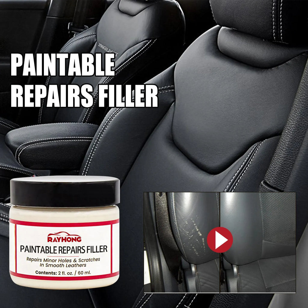 60ml leather repair filling paste in 5cm by 4.4cm container for car seat and sofa scratch restoration
