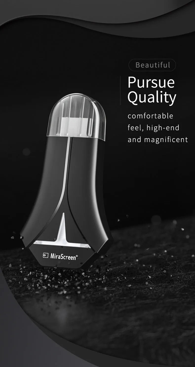 Mirascreen HDMI wireless dongle for mobile phone screen mirroring at 1080p resolution