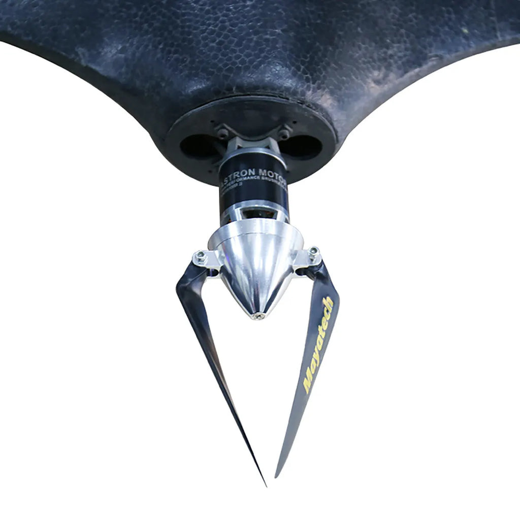 Black plastic quick-disassembly paddle fittings for folding paddles, measuring 12cm by 6.5cm.