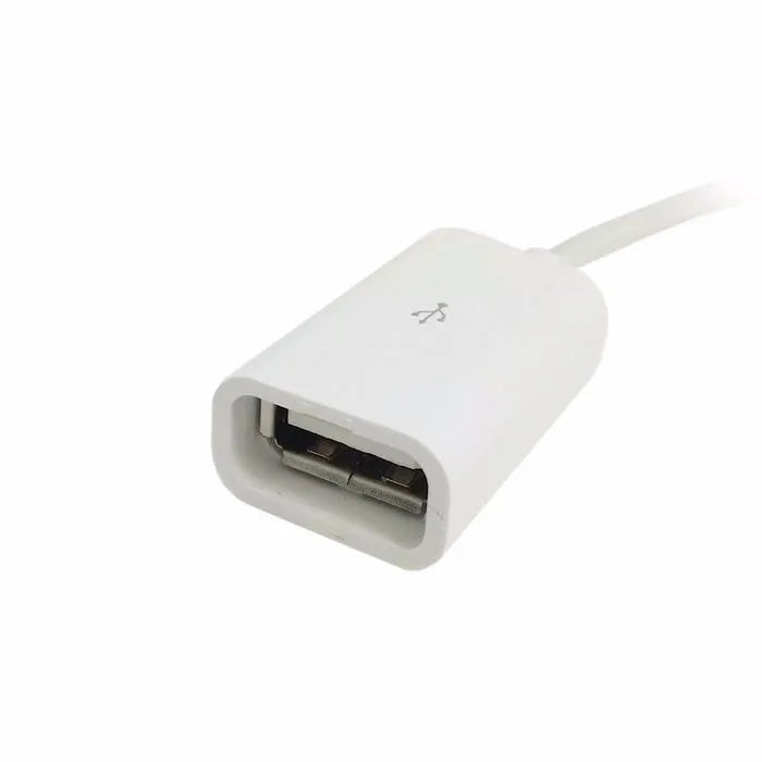 Black 15cm 30pin female to USB female adapter cable for Apple iPhone data and charging
