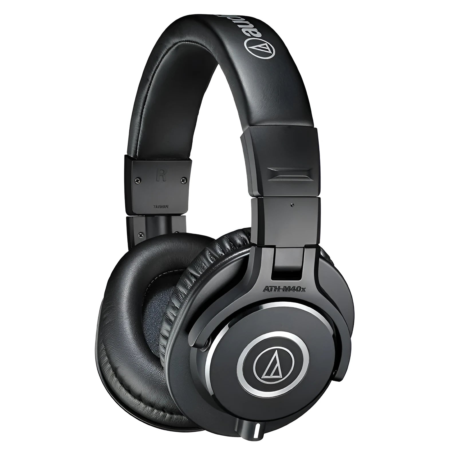 Audio-Technica ATH-M40x black wired over-ear monitor headphones with 3.5mm plug