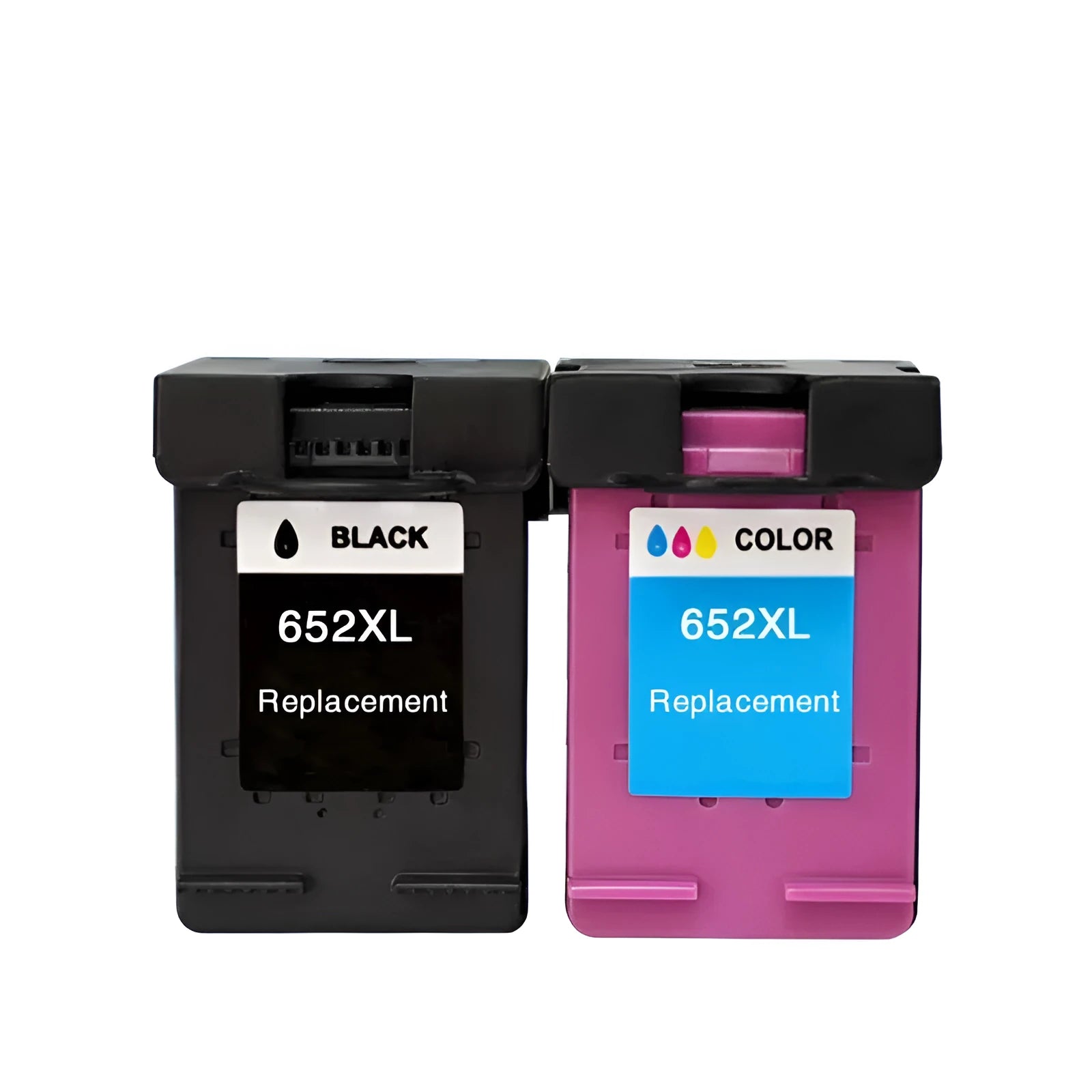 Black and colour refillable HP Deskjet compatible ink cartridges