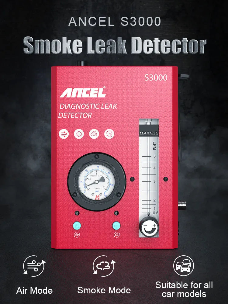 S3000 car smoke detector vacuum leak tool for automotive diagnostics