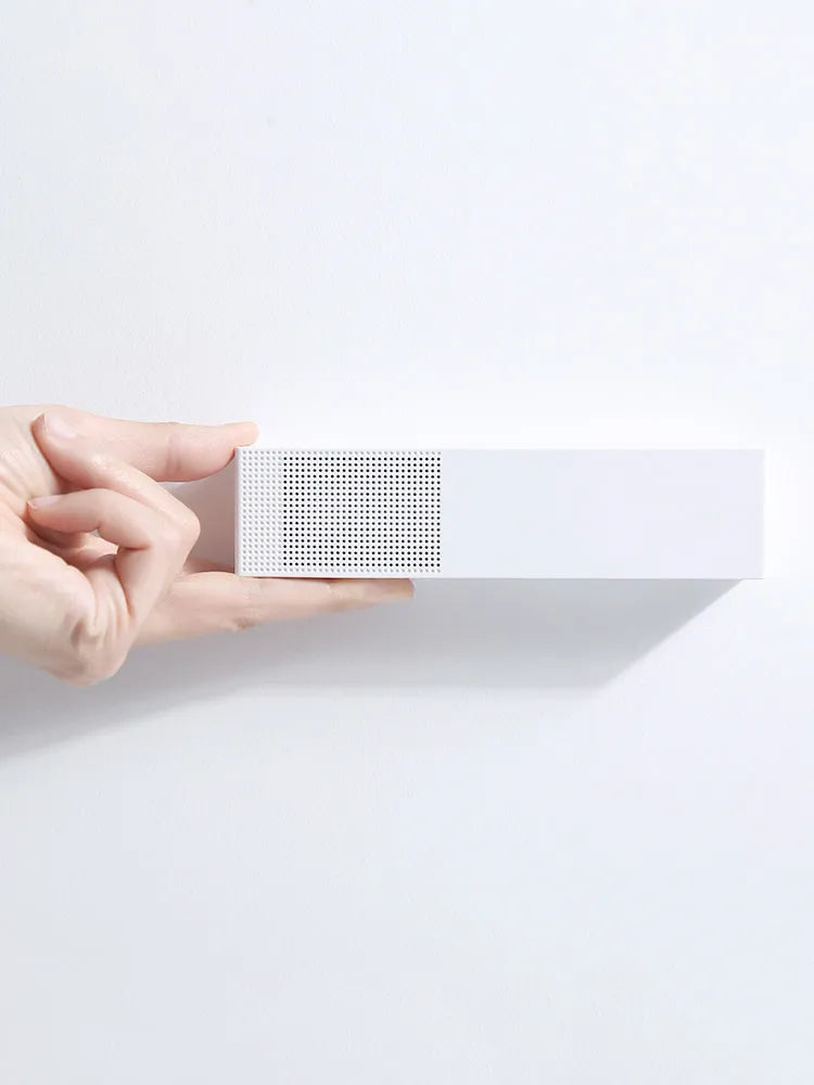 White Smart Purifier, 164 x 40 x 32 mm ABS body, with two filter elements