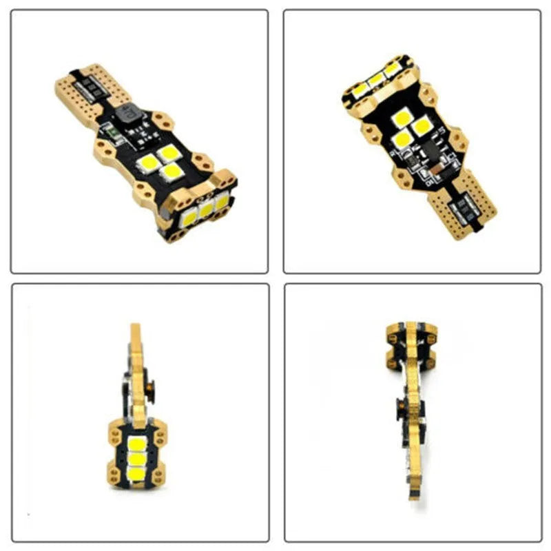 T15 automotive reverse light bulb with white 6000K colour temperature and PVC housing