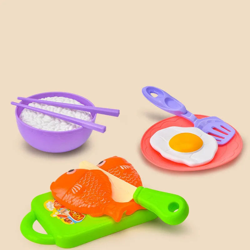 Plastic kitchen play toy with induction cooker design for infant development