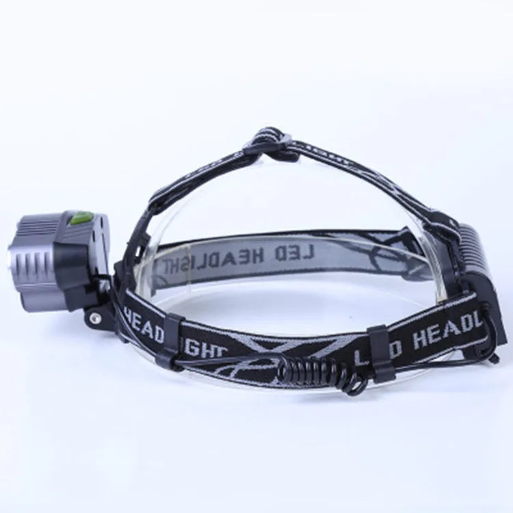 LED head torch with long 300-500 metre beam for camping and outdoor use